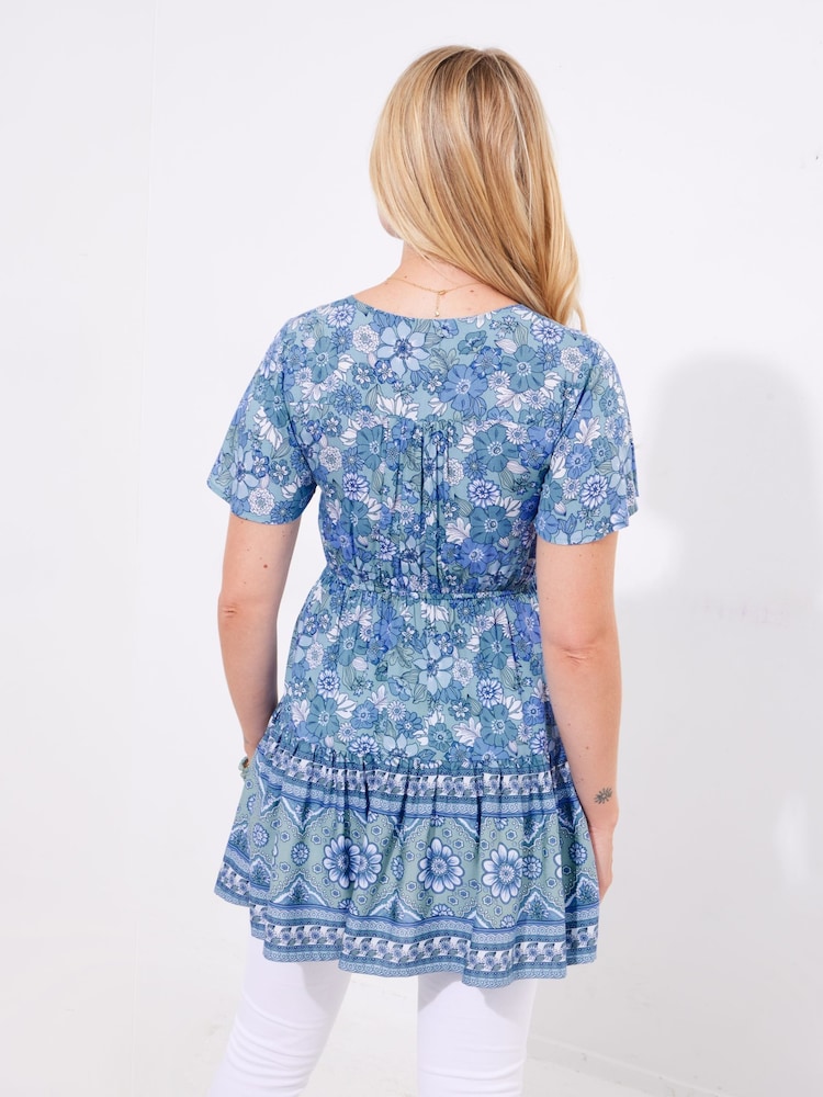 Joe Browns Floral Border Tie-Waist Tunic - Imagen 2 de 5 Joe Browns Floral Border Tie-Waist Tunic - Imagen 2 de 5