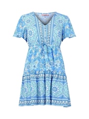 Joe Browns Floral Border Tie-Waist Tunic - Imagen 5 de 5