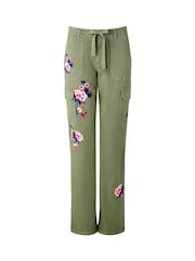 Pantalones cargo de pernera recta con estampado floral de Joe Browns - Imagen 5 de 5