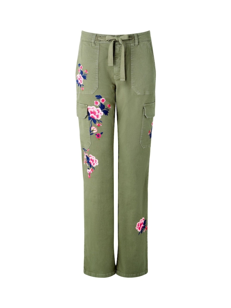 Pantalones cargo de pernera recta con estampado floral de Joe Browns - Imagen 5 de 5