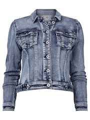 Joe Browns Blue Limited Edition Embroidered Denim Jacket - Image 6 of 7