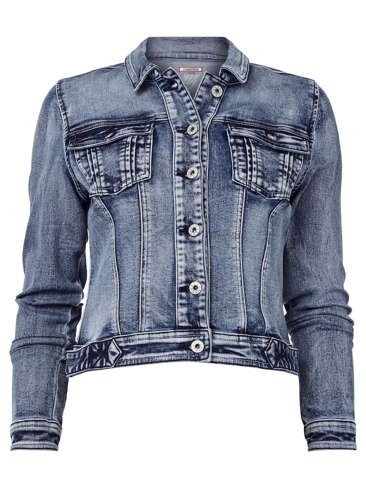 Joe Browns Blue Limited Edition Embroidered Denim Jacket - Image 6 of 7