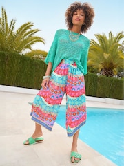 Joe Browns Green Lightweight Stretchy Popcorn Knit Jumper - Image 3 of 4