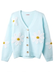 Joe Browns Daisy Appliqué V-Neck Cardigan - Slika 7 iz 7