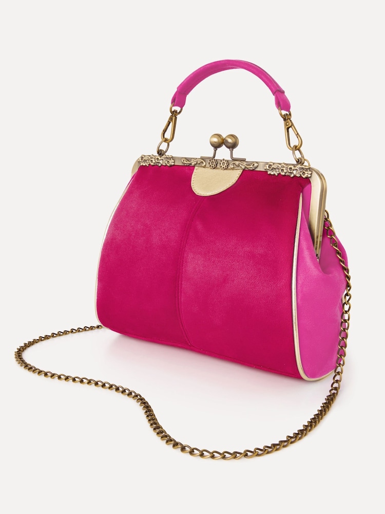 Joe Browns Pink Two Tone Piping Grab Bag - Image 2 of 3