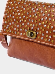 Joe Browns Studded Washed Leather Cross-Body Bag - Bild 3 von 7
