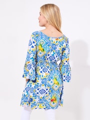 Joe Browns Cherry, Strawberry Tile Shirred Waist Tunic - Imagen 4 de 5