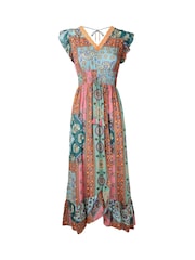 Joe Browns Blue Patchwork Lace Maxi Dress - Image 8 of 8