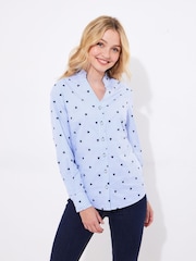 Joe Browns Blue Heart Embroidered 100% Cotton Shirt - Image 2 of 7