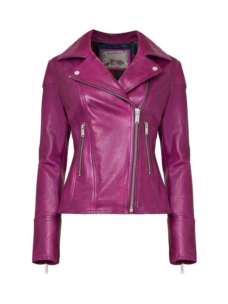 Joe Browns Classic Collared Biker Jacket - Imagen 6 de 6 Joe Browns Classic Collared Biker Jacket - Imagen 6 de 6