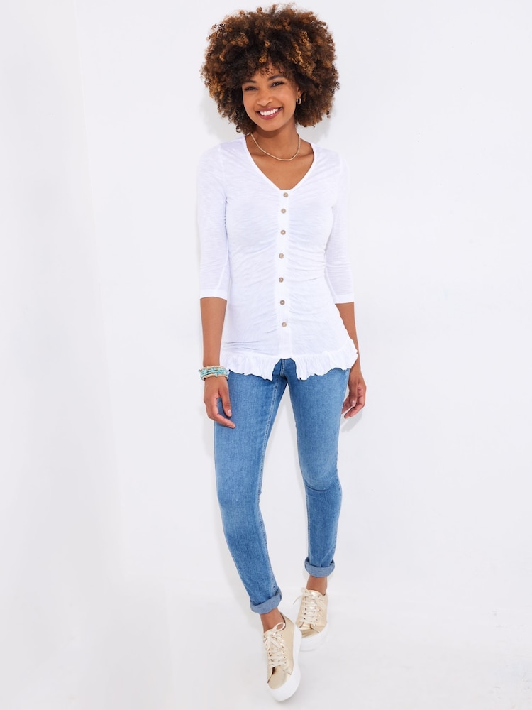 Joe Browns Longline Rouched Front Jersey Top - Imagen 2 de 5
