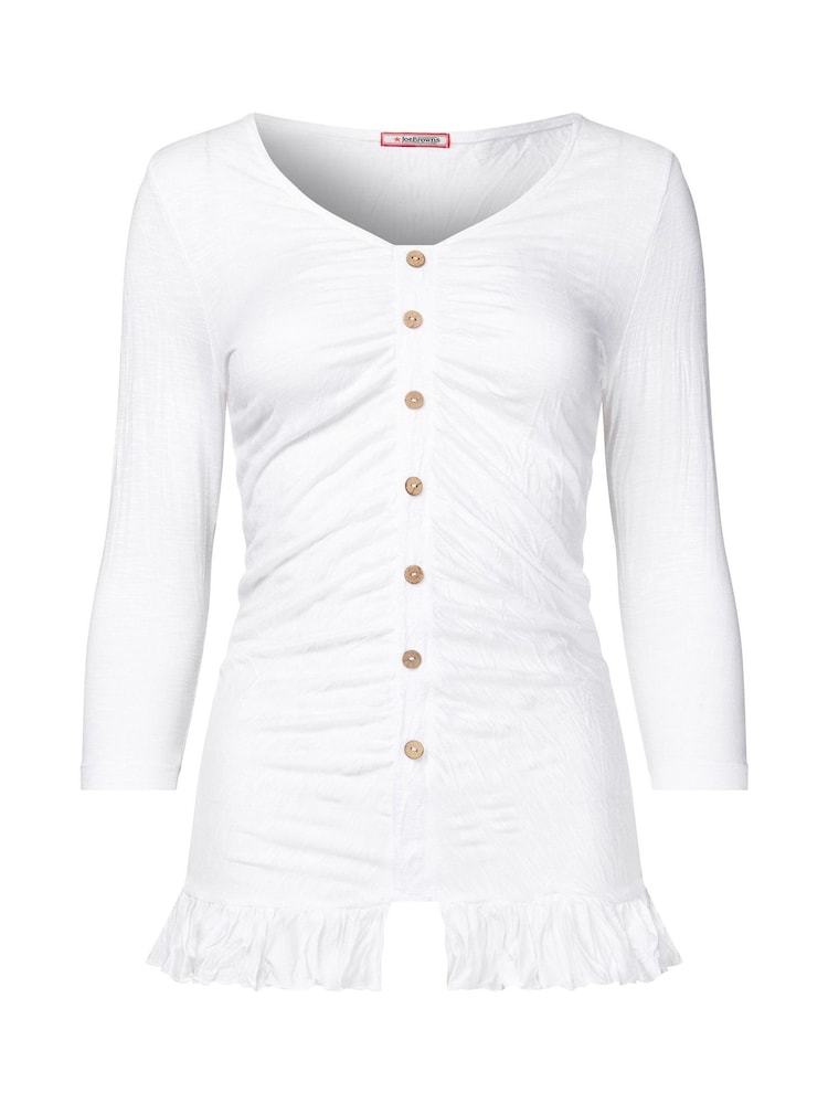 Joe Browns Longline Rouched Front Jersey Top - Imagen 5 de 5