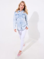 Joe Browns Daisy Embroidery Denim Shirt - Image 4 of 7