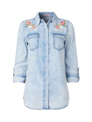 Joe Browns Daisy Embroidery Denim Shirt - Image 7 of 7