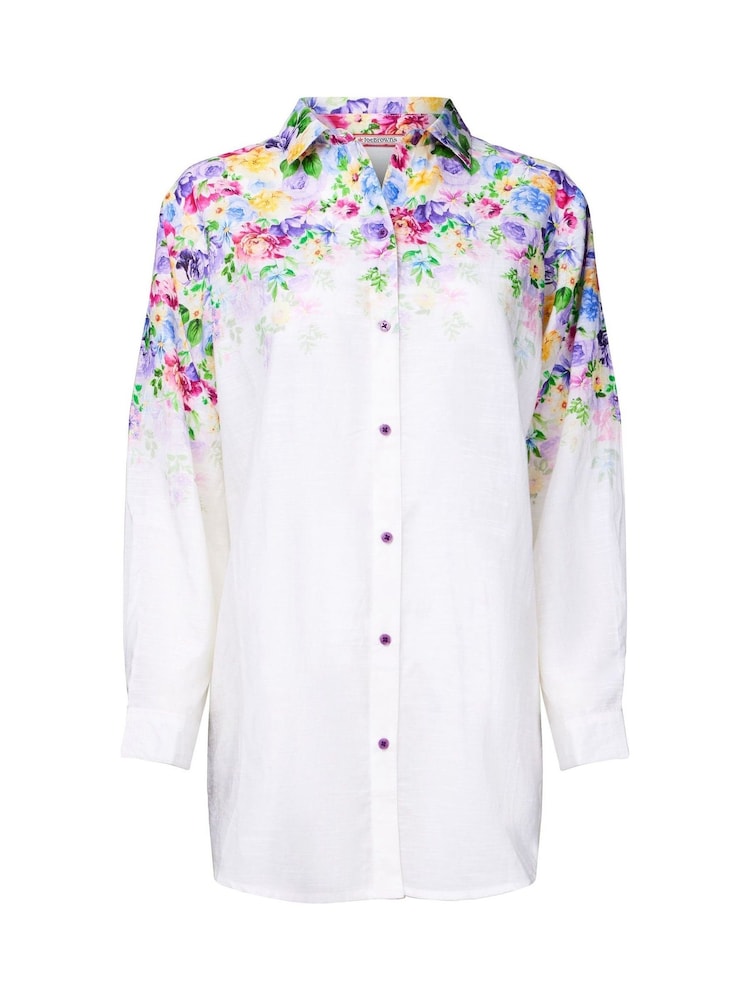Joe Browns Floral Print Longline Blouse - Imagen 5 de 5
