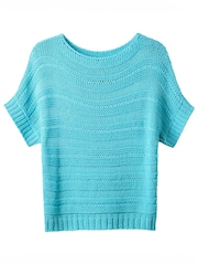 Joe Browns Blue Striped Boat Neck Jumper - Image 7 of 7