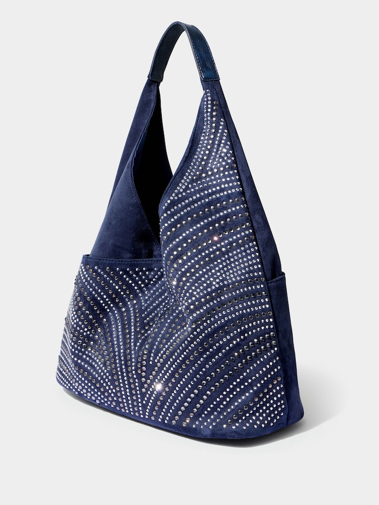 Bolso de hombro con adornos y diamantes de Joe Browns - Imagen 2 de 3