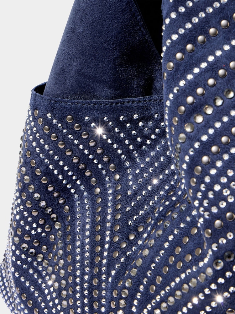 Bolso de hombro con adornos y diamantes de Joe Browns - Imagen 3 de 3