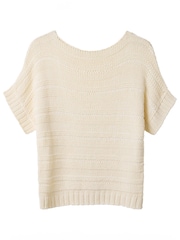 Joe Browns Cream Striped Boat Neck Jumper - Image 7 of 7