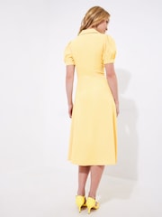 Joe Browns Yellow Vintage Collared Tea Dress - Image 4 of 5