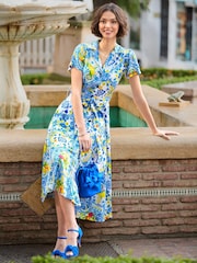 Joe Browns Blue Vintage Tie-Waist Shirt Dress - Image 1 of 7