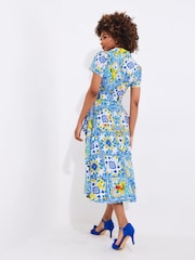 Joe Browns Blue Vintage Tie-Waist Shirt Dress - Image 5 of 7