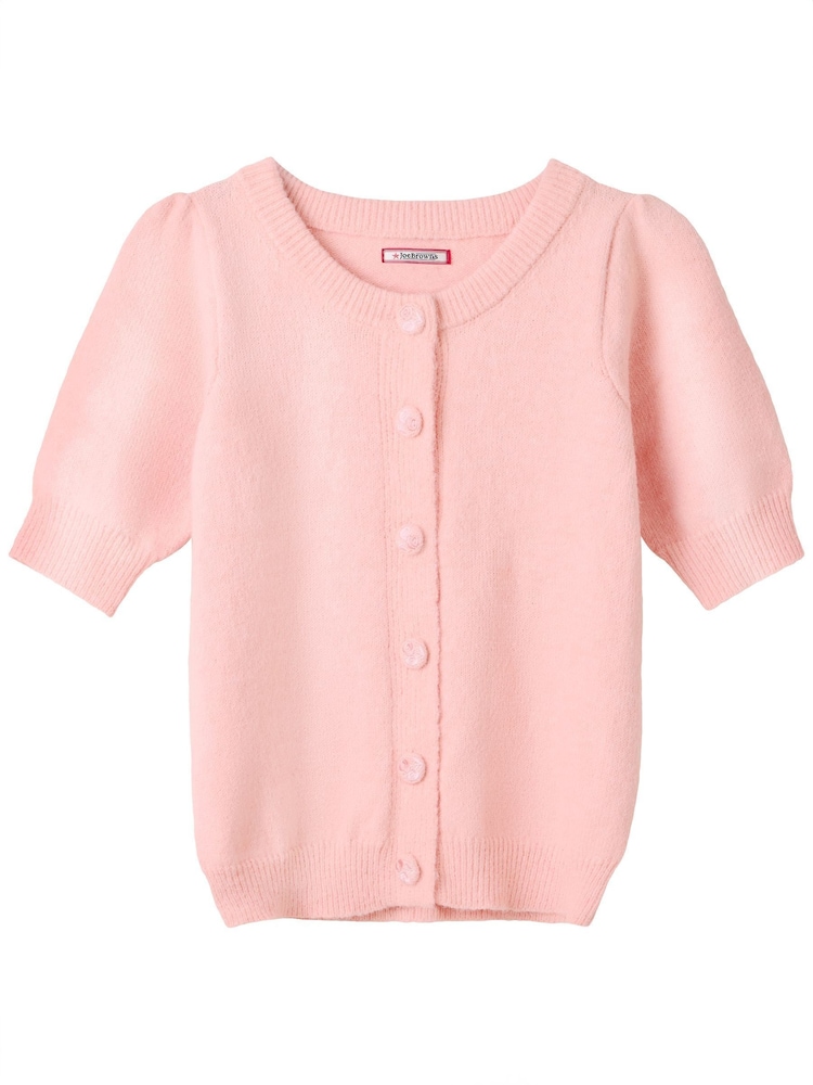 Joe Browns Pink Vintage Crew Neck Cardigan - Image 7 of 7