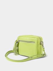 Joe Browns Green Mini Leather Cross-Body Bag - Image 2 of 3