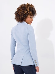 Joe Browns Blue Collared Button Detail Jacket - Image 3 of 5