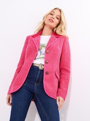 Joe Browns Pink Collared Button Detail Jacket - Image 3 of 7