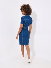 Joe Browns Vintage Zip Front Denim Dress - Imagen 3 de 5