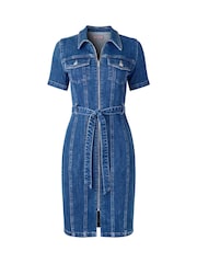 Joe Browns Vintage Zip Front Denim Dress - Imagen 5 de 5