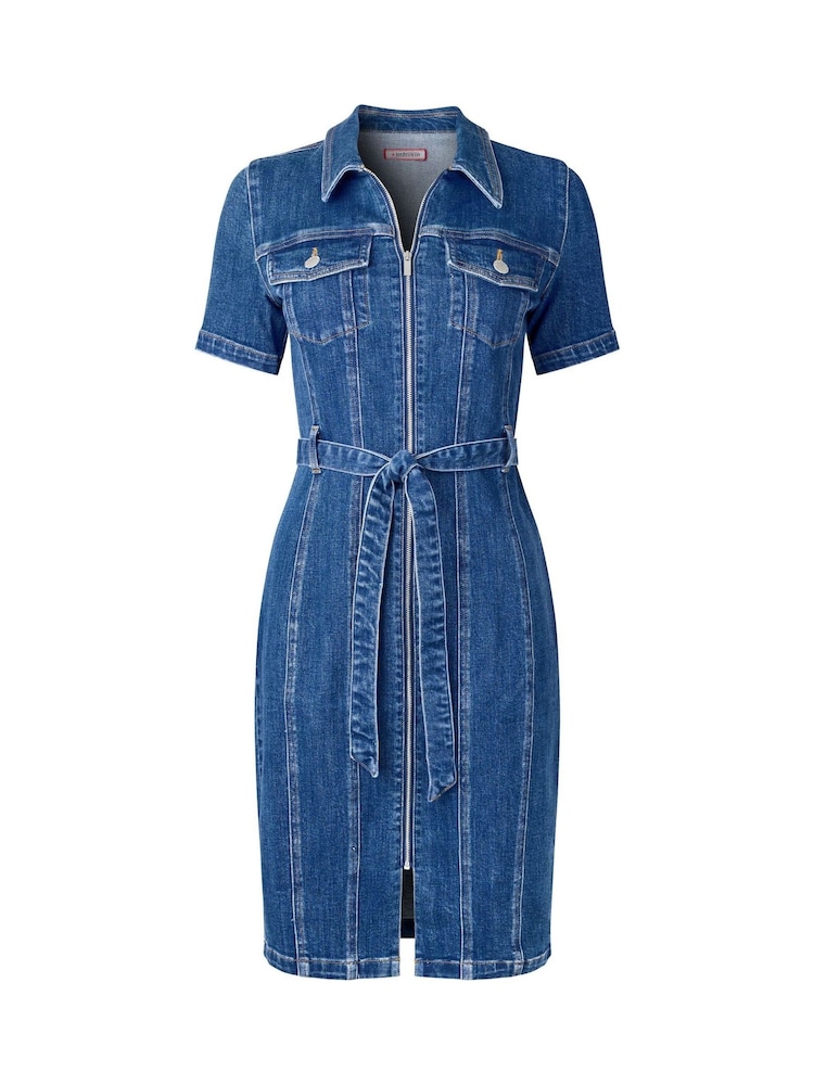 Joe Browns Vintage Zip Front Denim Dress - Imagen 5 de 5