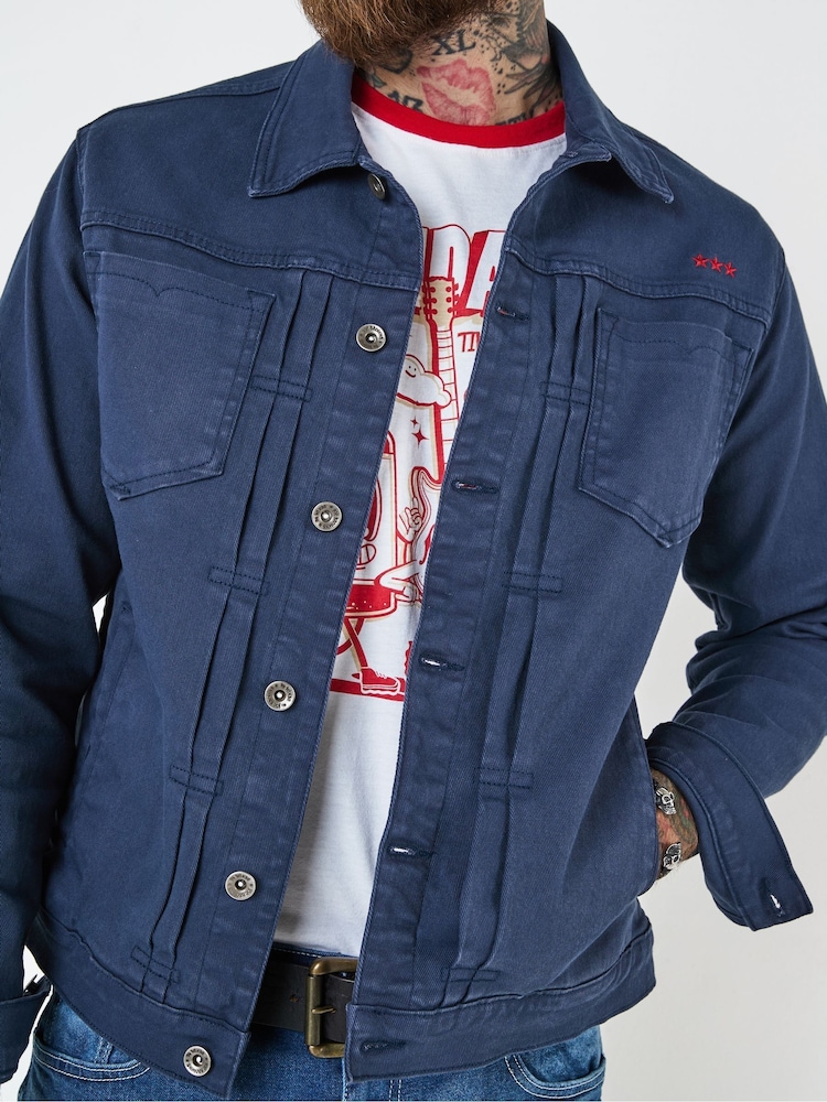Joe Browns Washed Trucker Jacket - Image 2 of 8