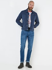Joe Browns Washed Trucker Jacket - Image 5 of 8