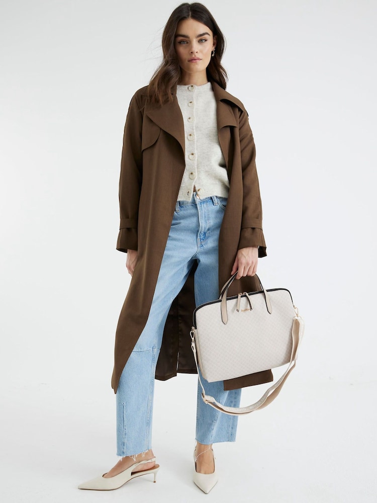 River Island Brown Laptop Case - Image 4 of 4
