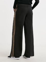 JD Williams Black Side Stripe Wide Leg Trousers - Image 2 of 4