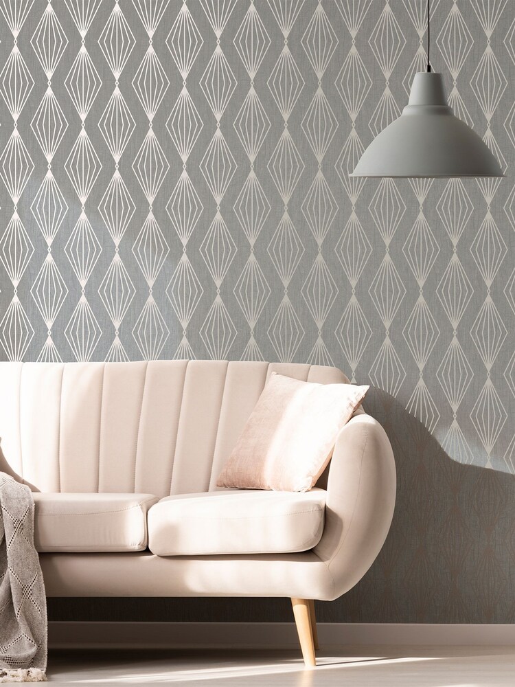 Boutique Quartz Marquise Geo A4 Wallpaper Sample - Image 1 of 4