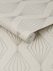 Boutique Pearl Marquise Geo A4 Wallpaper Sample - Image 4 of 4