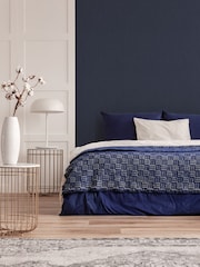 Boutique Sapphire Marquise Plain A4 Wallpaper Sample - Image 1 of 4