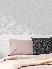 Boutique Moonstone Royal Palm A4 Wallpaper Sample - Image 5 of 6