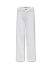 ONLY KIDS Wide Leg Sylvie Denim White Jeans - Image 1 of 3