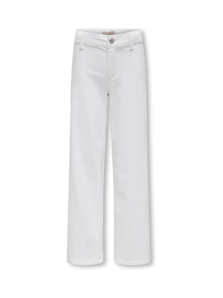 ONLY KIDS Wide Leg Sylvie Denim White Jeans - Image 1 of 3