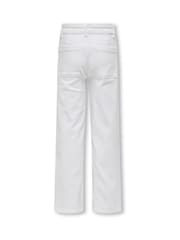 ONLY KIDS Wide Leg Sylvie Denim White Jeans - Image 2 of 3