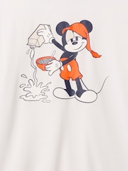 Gap White Mickey Mouse Disney Short Pyjamas (6-13yrs) - Image 3 of 3