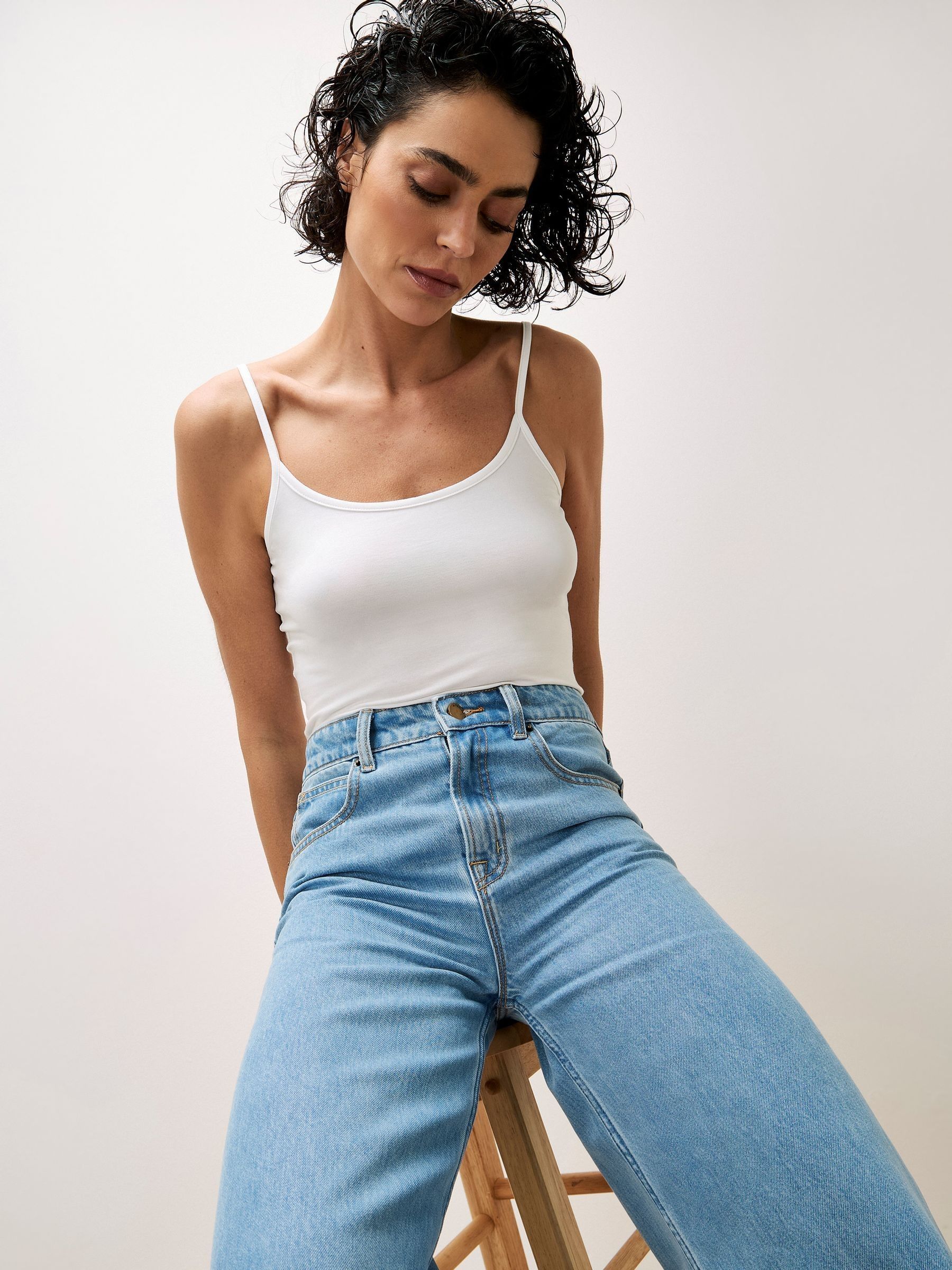 Next：日本 Apricot Zana ワイドレッグ ジーンズ from Next Japan