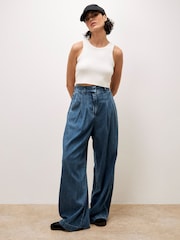 Apricot Blue Gabi Wide Leg Jeans - Image 1 of 6
