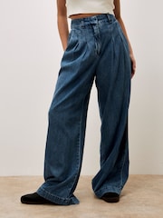 Apricot Blue Gabi Wide Leg Jeans - Image 2 of 6