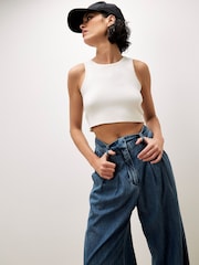 Apricot Blue Gabi Wide Leg Jeans - Image 4 of 6