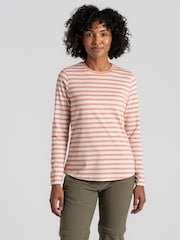 Craghoppers Nosi Life Akona Long Sleeve Brown Top - Image 1 of 4